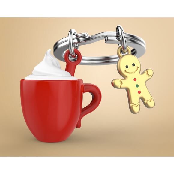Metalmorphose 3D Hot Chocolate Keychain in Gift Box - Picture 2 of 3